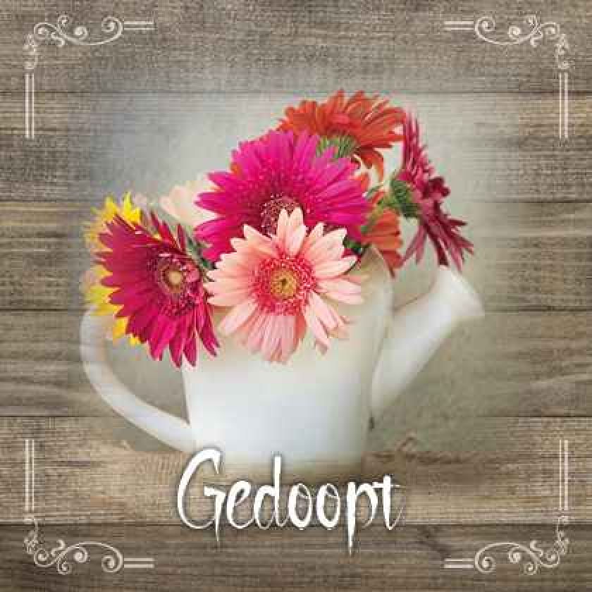 Kaart 'Gedoopt' - MA19010 -  Brocante bij MajesticAlly