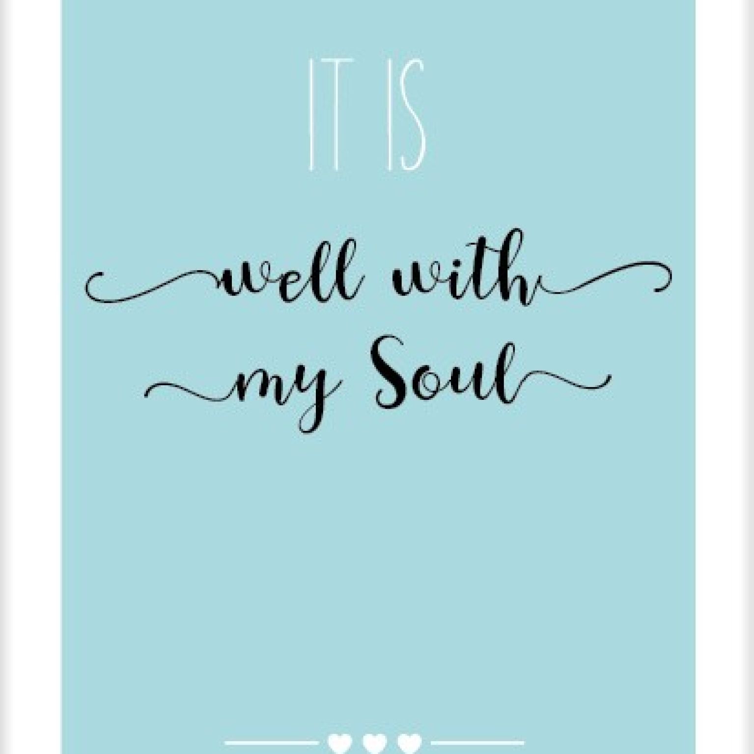 Kaart 'It is well with my soul' - MA25015 -  Beautiful Day bij MajesticAlly