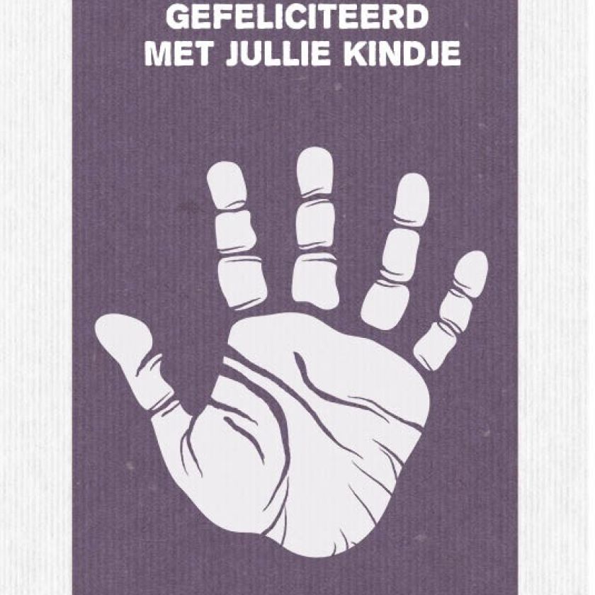 Kaart 'Gefeliciteerd met jullie kindje' - MA17039 -  Leef!  bij MajesticAlly