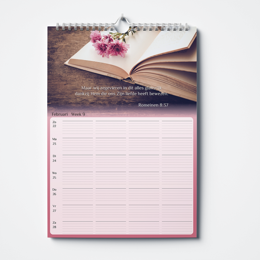 Weekplanner Landelijk MA 2026 Februari 07118d0e