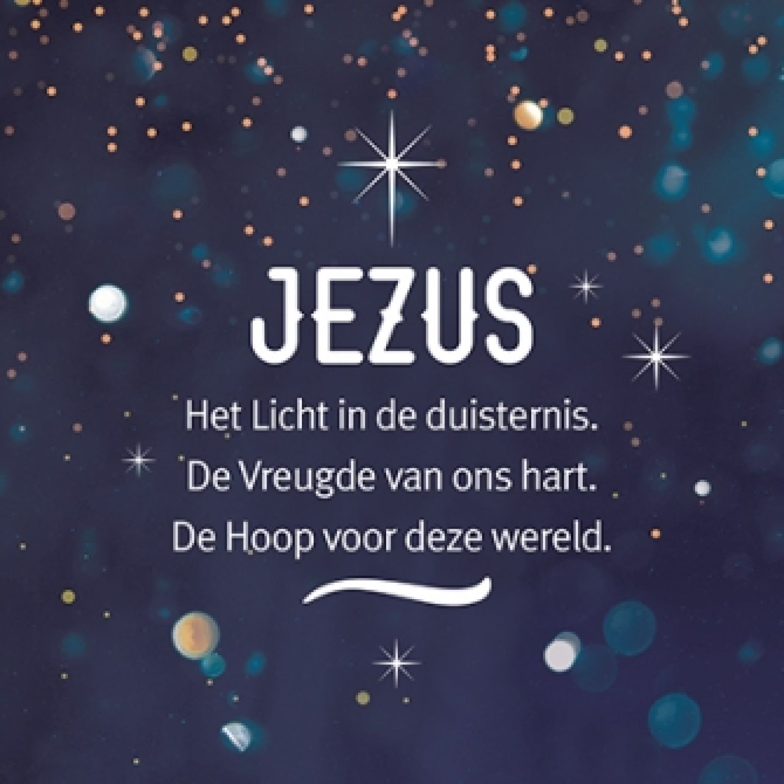Kerstkaart 'Het Licht in de duisternis' - 454102 -  Kerst-Morgenster bij MajesticAlly