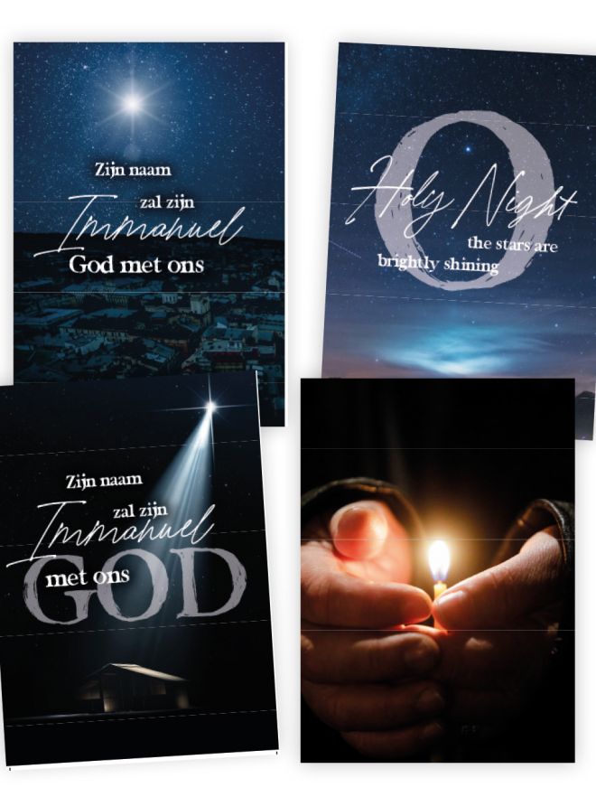 Voordeelpakje 12 kerstkaarten (4x3) - MA41054