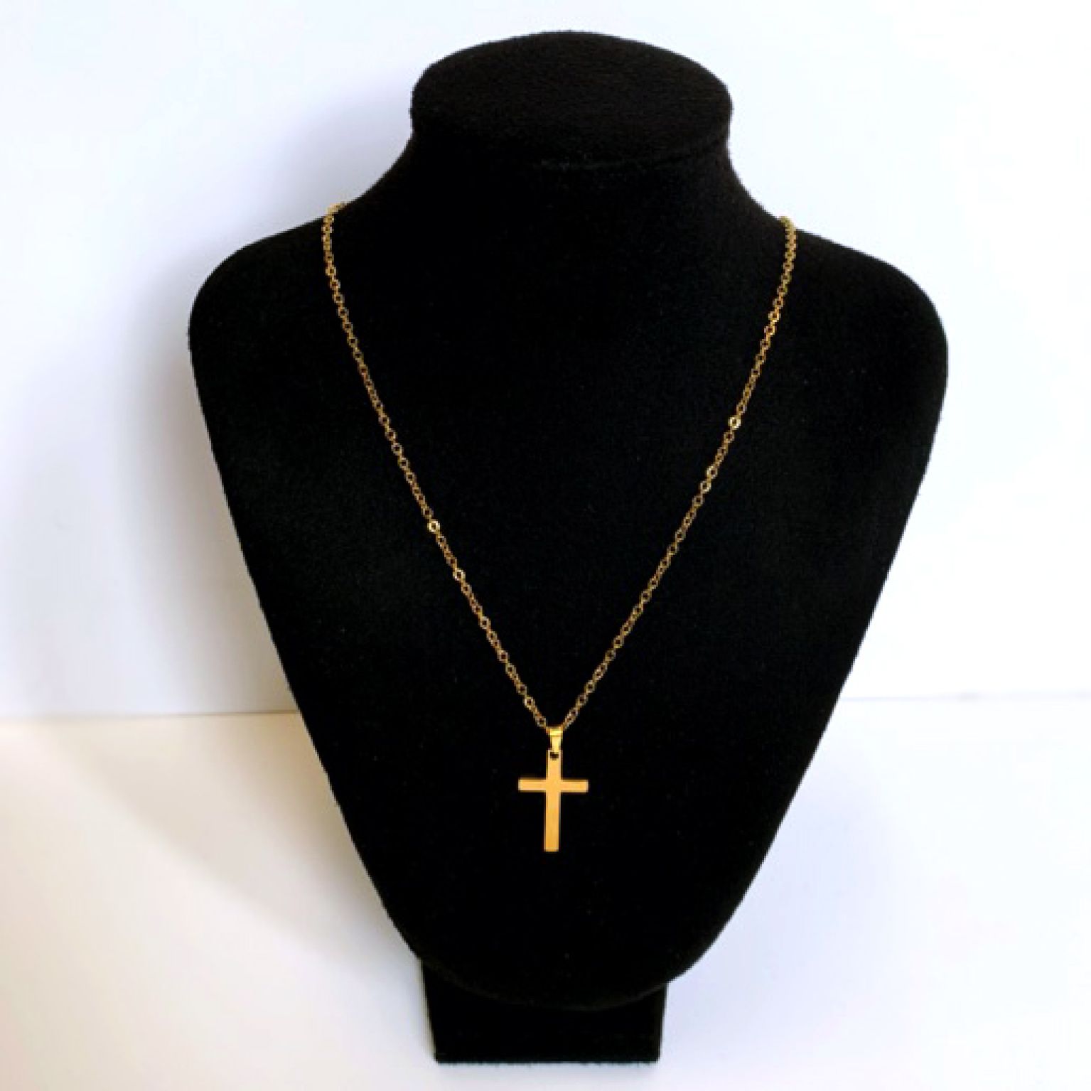 MA47013 - Ketting Kruisje 2,5 cm - Goud