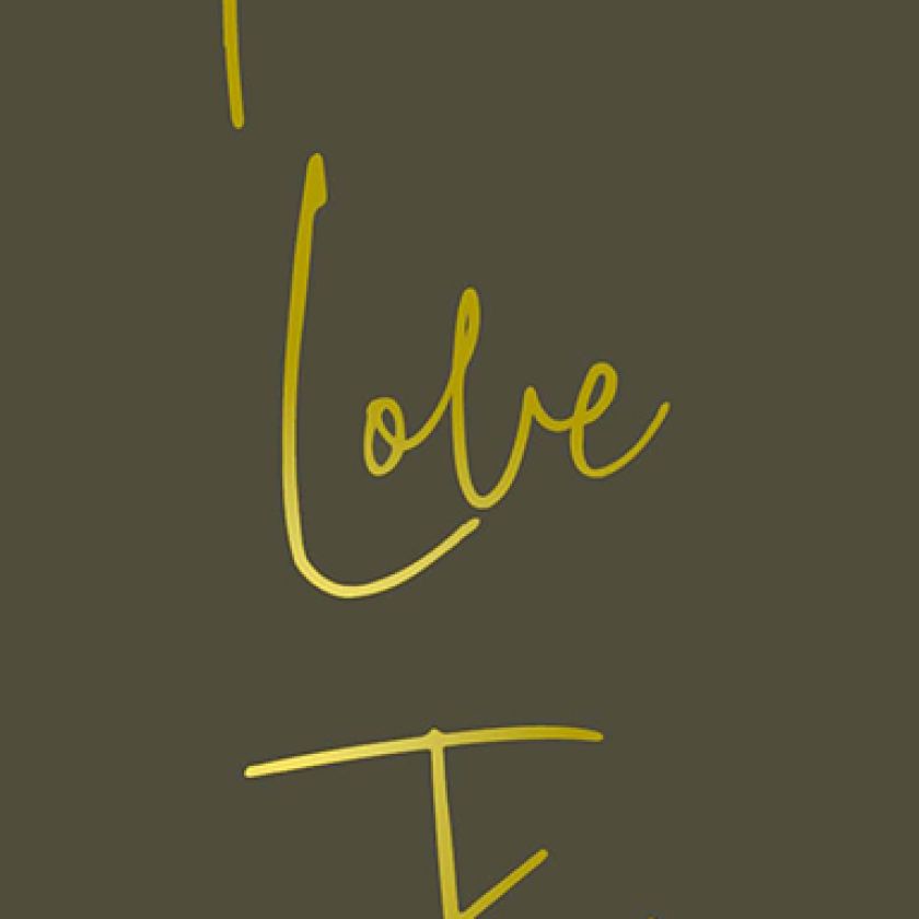 MA52115 - Boekenlegger 'Peace Love Joy'