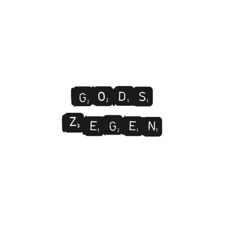 Kaart 'Gods zegen' - MA32028 -  Words&Letters bij MajesticAlly