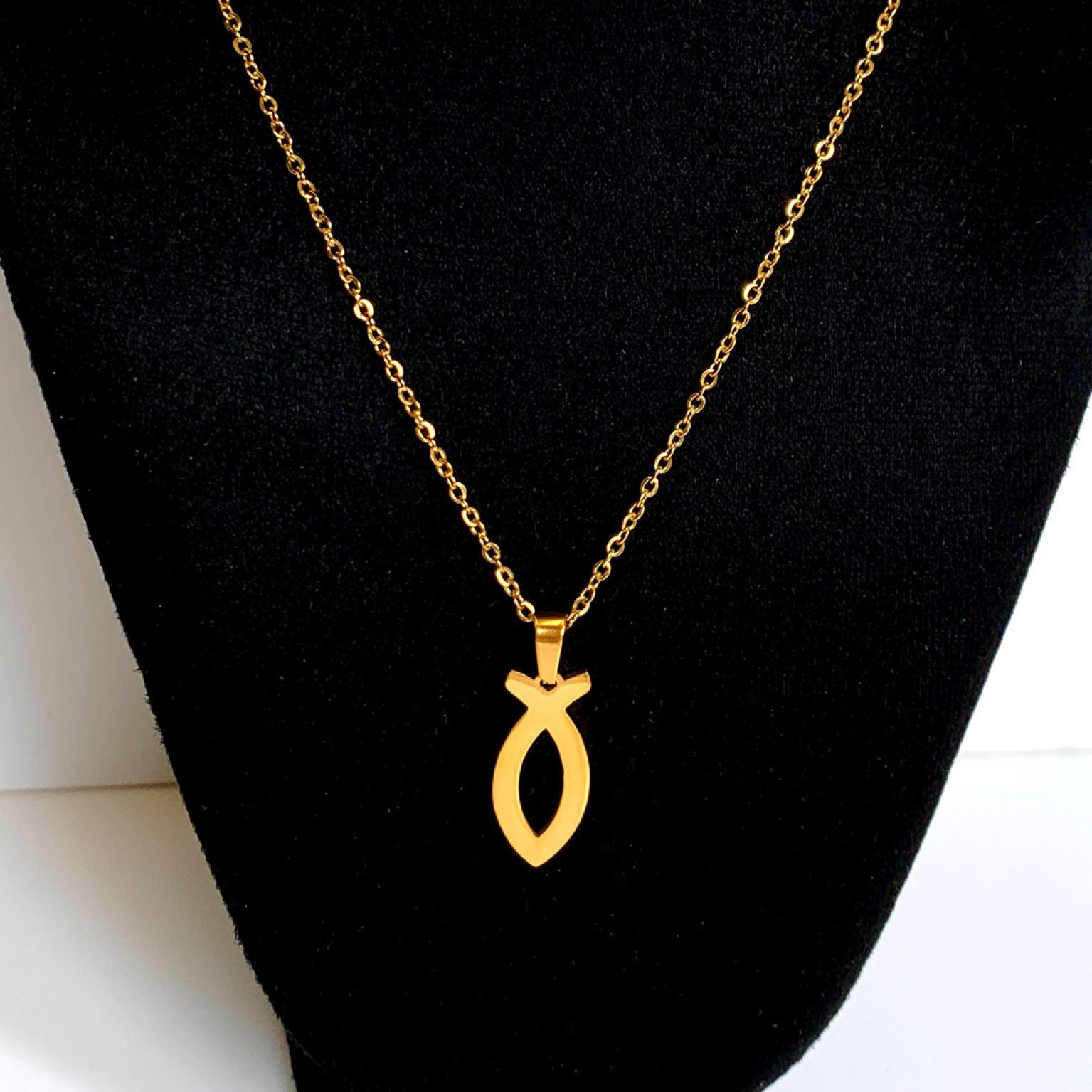 MA47007 - Ketting Ichtus Visje - Goud