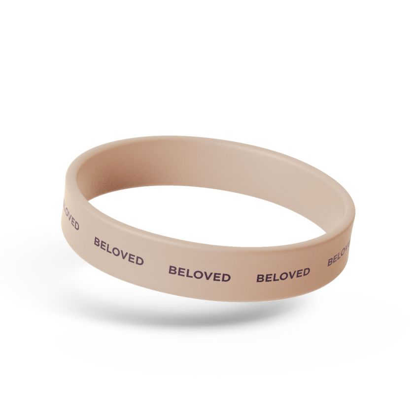 Siliconen MA bandje taupe beloved 1 10ba5a89