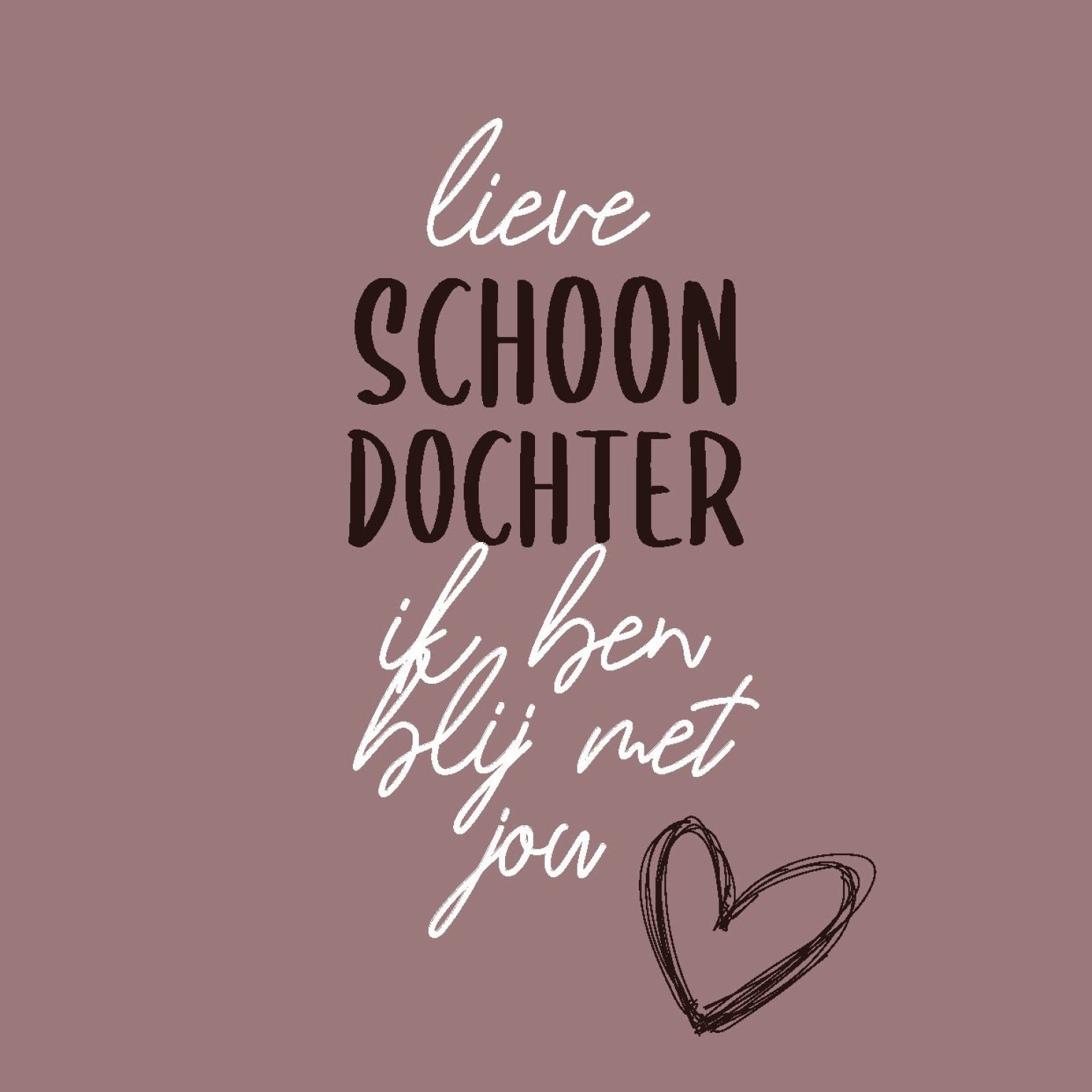 Wenskaart 'Lieve schoondochter' - MA44034 -  LUV2022 bij MajesticAlly