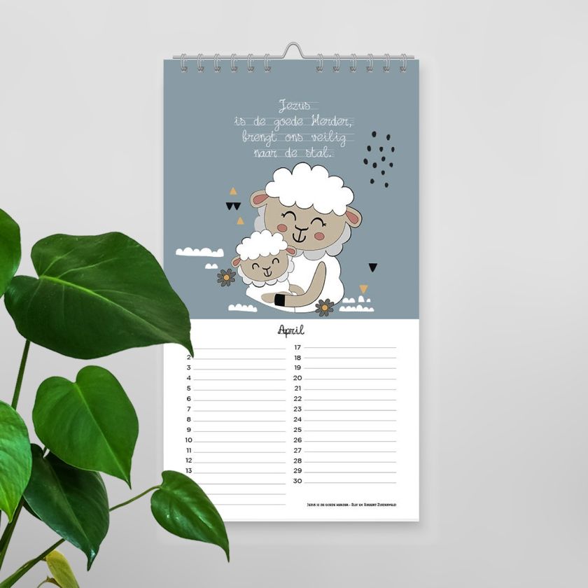 Verjaardagskalender 'Ik ga slapen, ik ben moe'