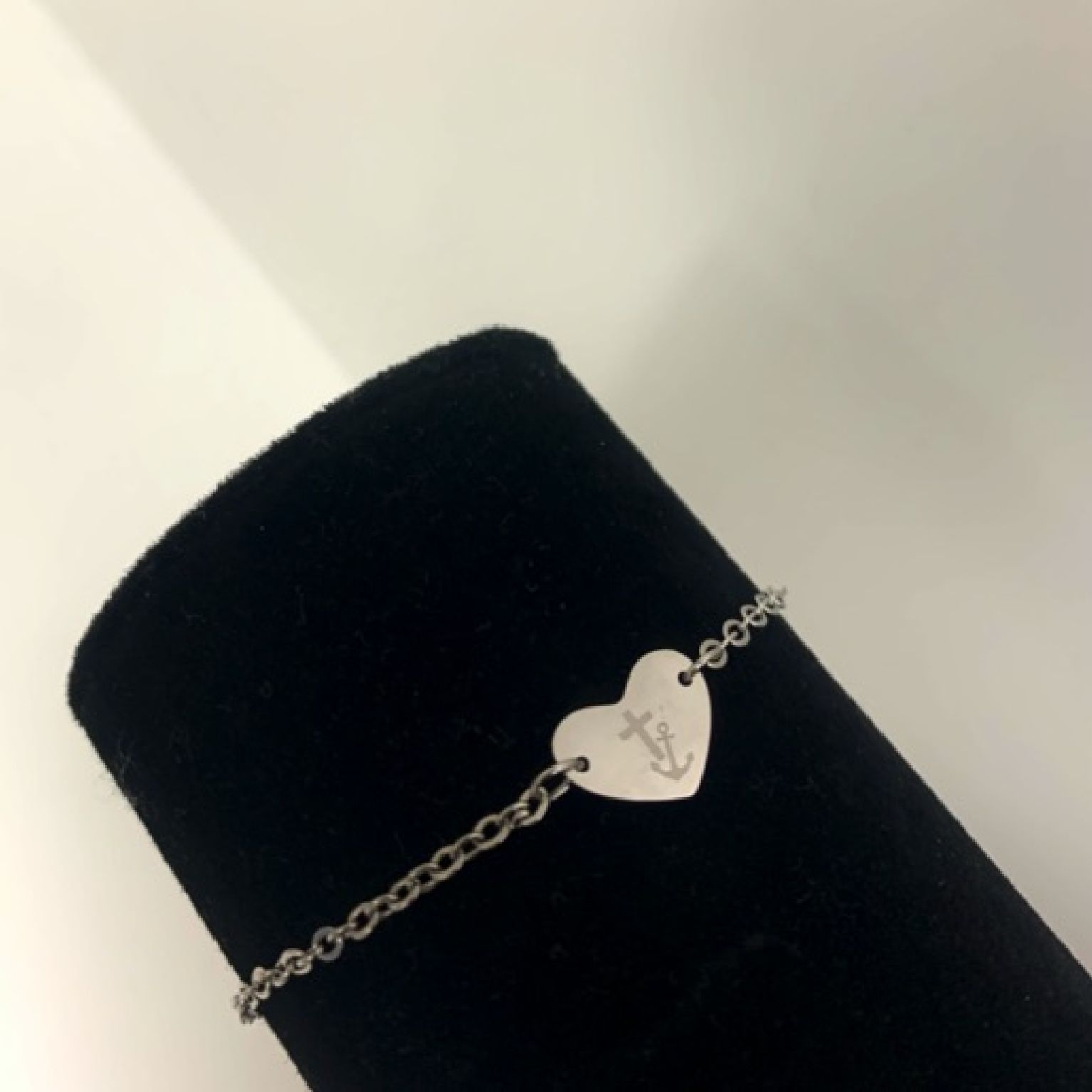 MA47202 - Armband hartje - geloof hoop liefde zilver