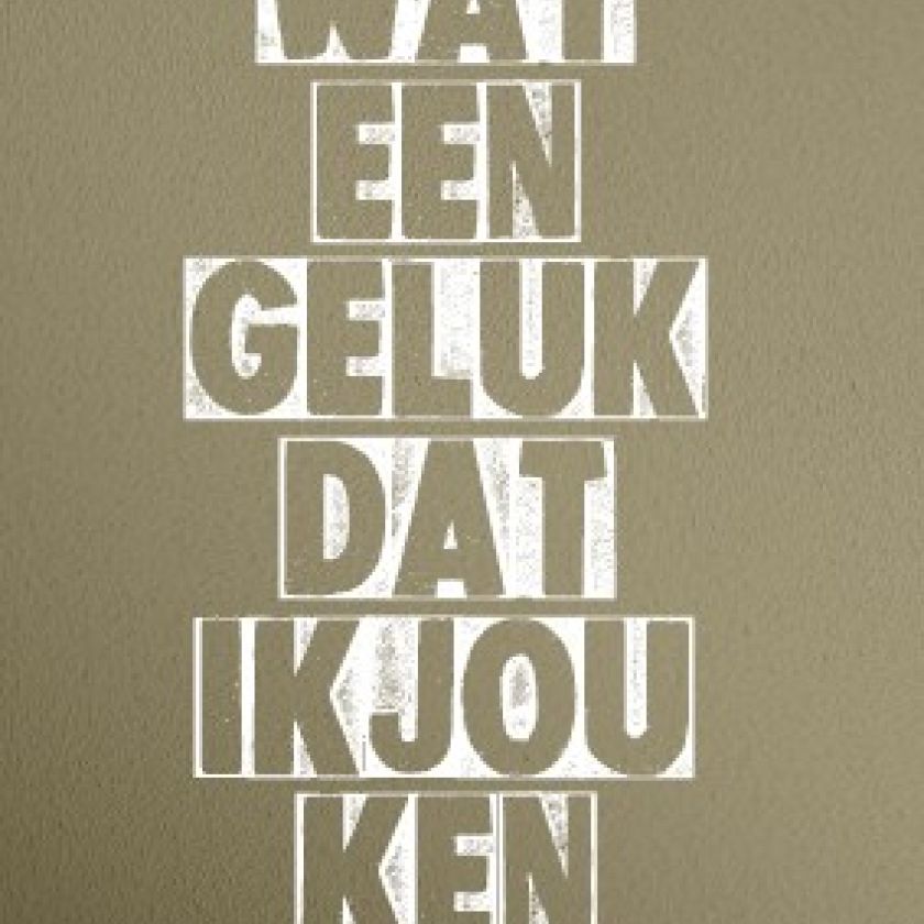 Minikaart 'Wat een geluk' - 552606MK -  Minikaartjes