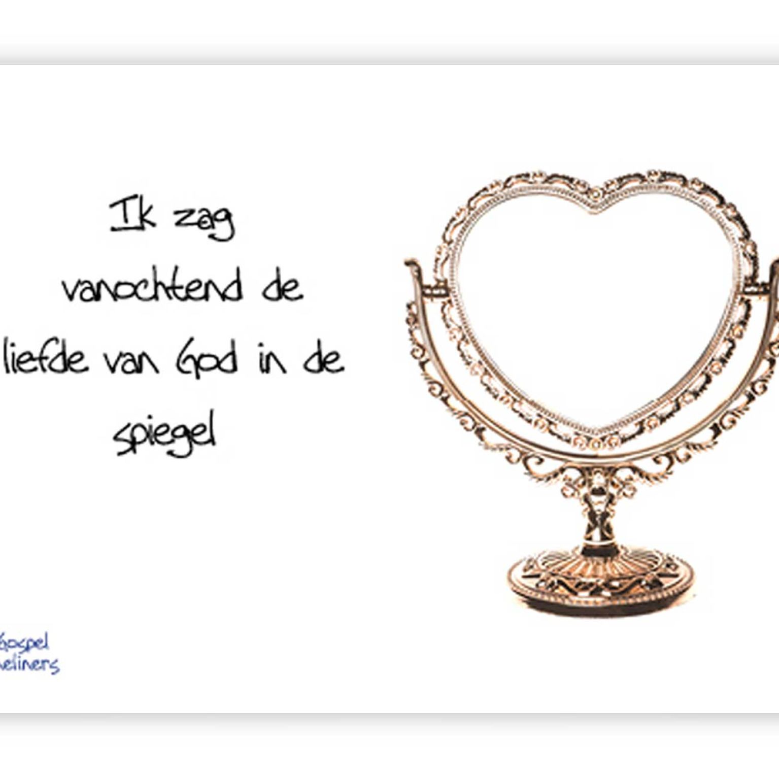 Prentbriefkaart ik zag vanochtend de lie - MA10037 -  Quotes