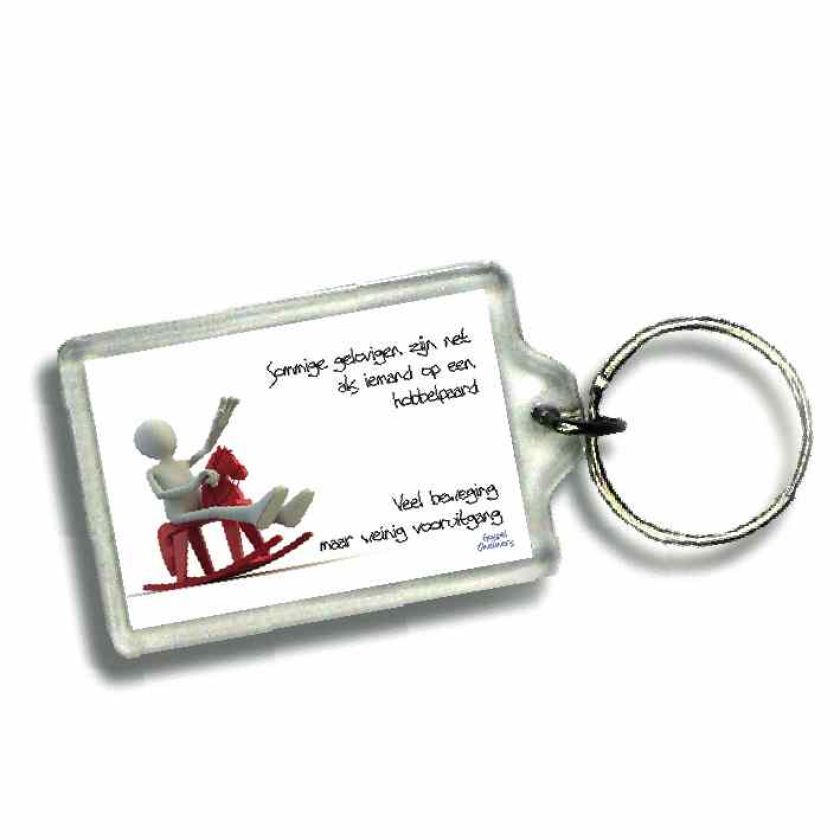 Sleutelhanger veel christenen zijn net - 46640 -  Gospel Oneliner bij MajesticAlly