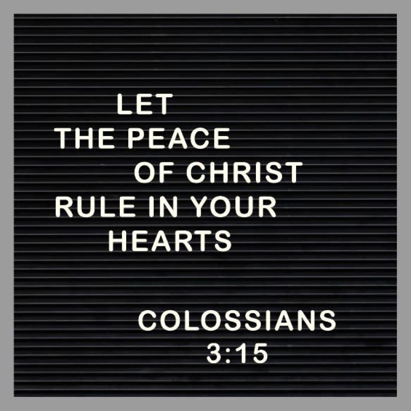 Kaart 'Peace of Christ' - MA32036 -  Words&Letters bij MajesticAlly