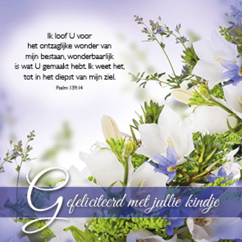 MA46213 Kadokaartje Gefeliciteerd met jullie kindje 214ab6b6