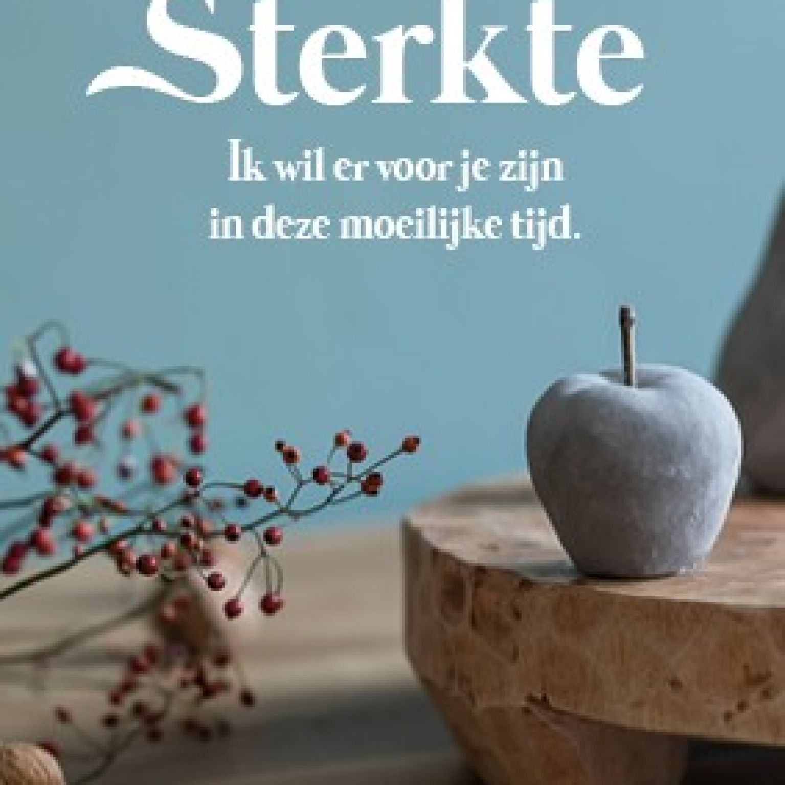 Minikaart 'Sterkte - Ik wil er voor je zijn' - 552624MK -  Minikaartjes bij MajesticAlly