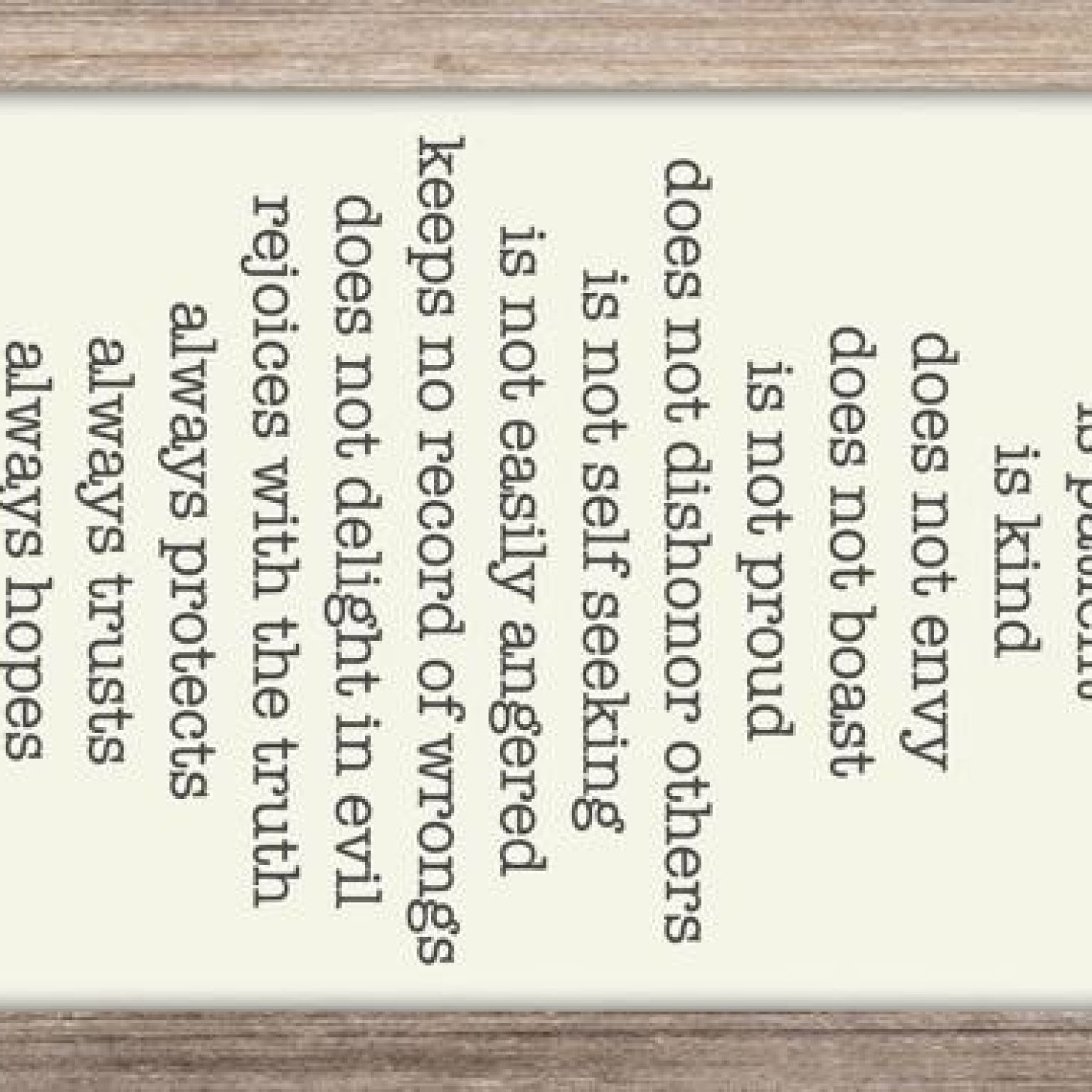 Wood Deco 'Love' - 18x42cm - MA27017 -  Wood Deco  bij MajesticAlly