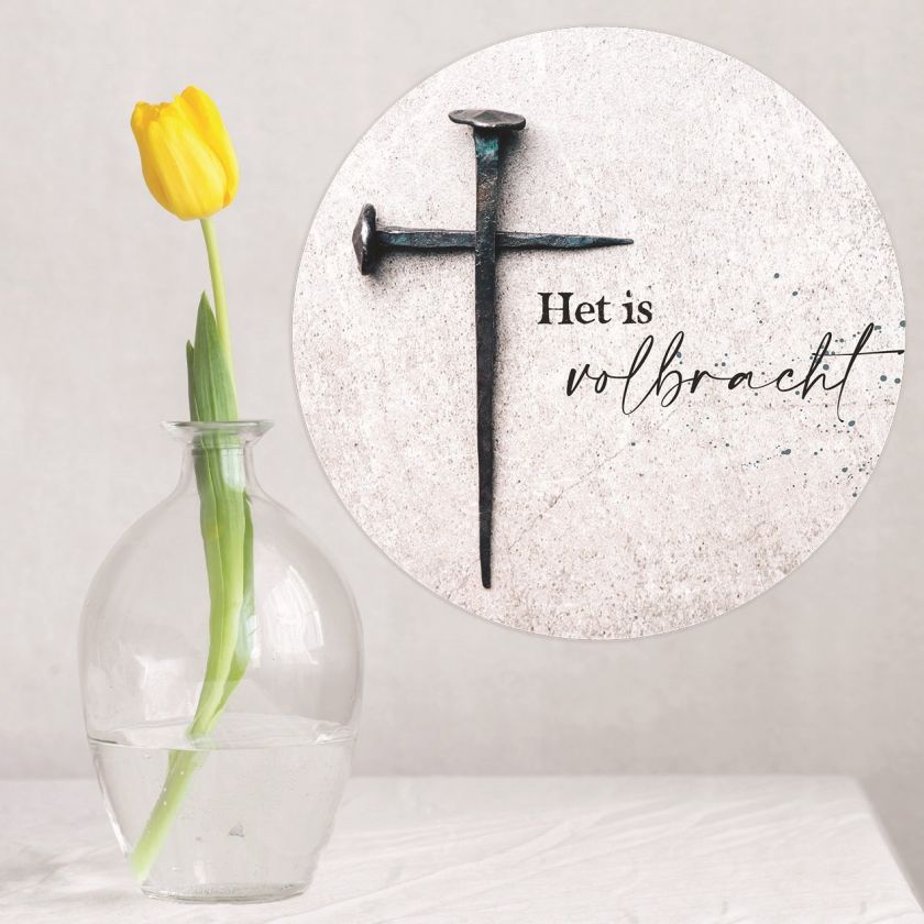 Paascirkel  'Het is volbracht' - MA39901 -  Pasen bij MajesticAlly