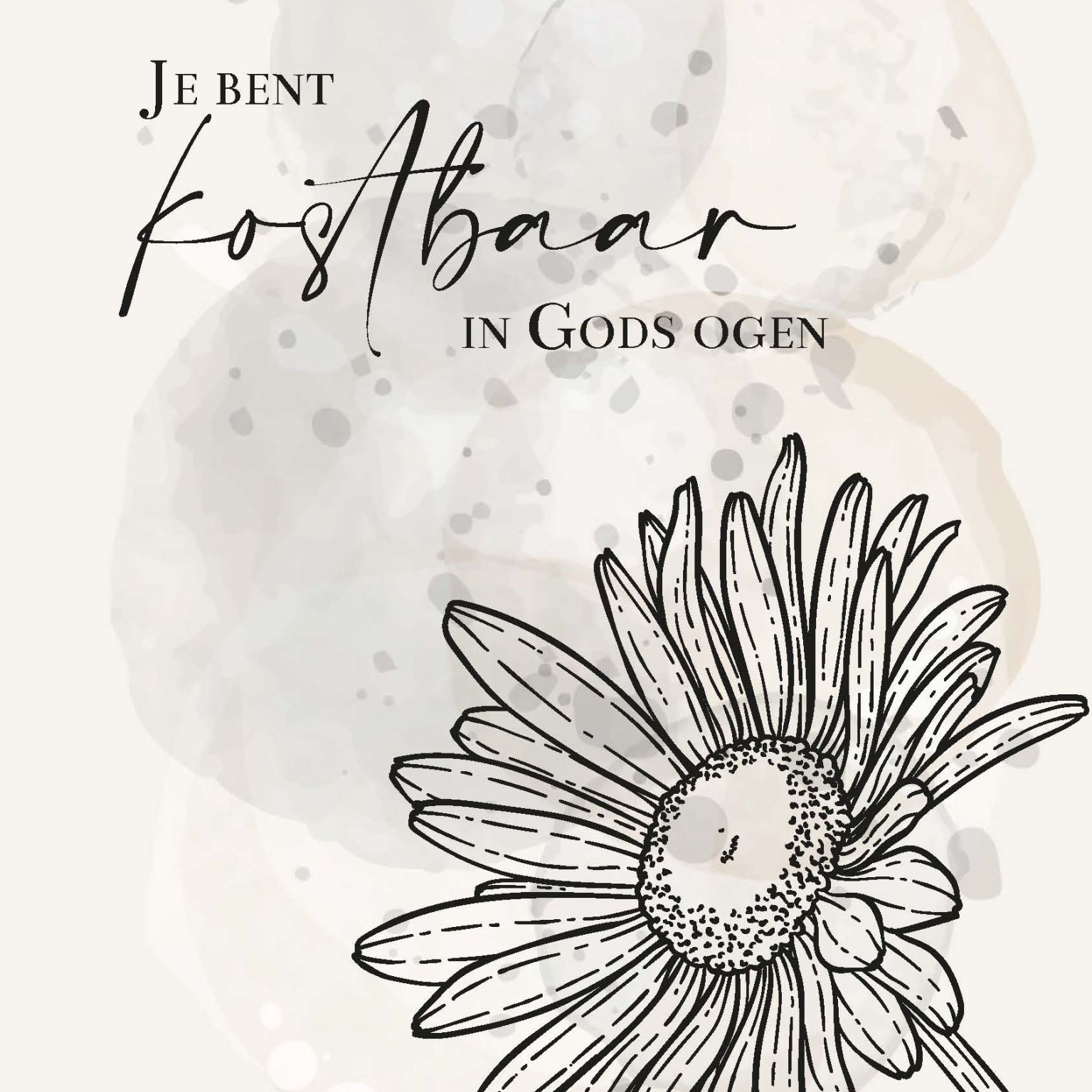 MA55031 - Wenskaart 'Kostbaar in Gods ogen'