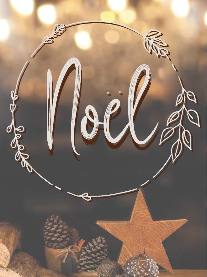 MA41504 - Minikaartje Kerst 'Noël'