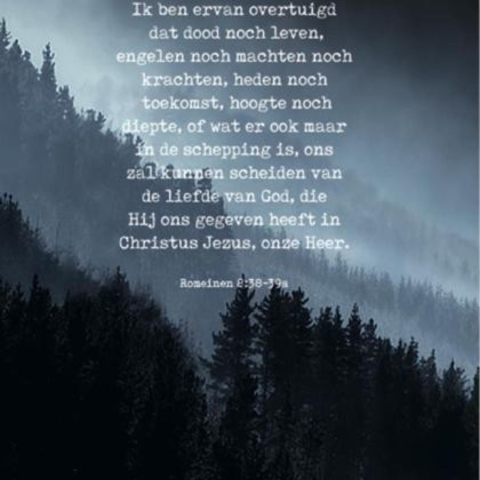 Kaartcadeau Niets kan ons scheiden van de liefde van God - MA37036 -  Kaarten bij MajesticAlly