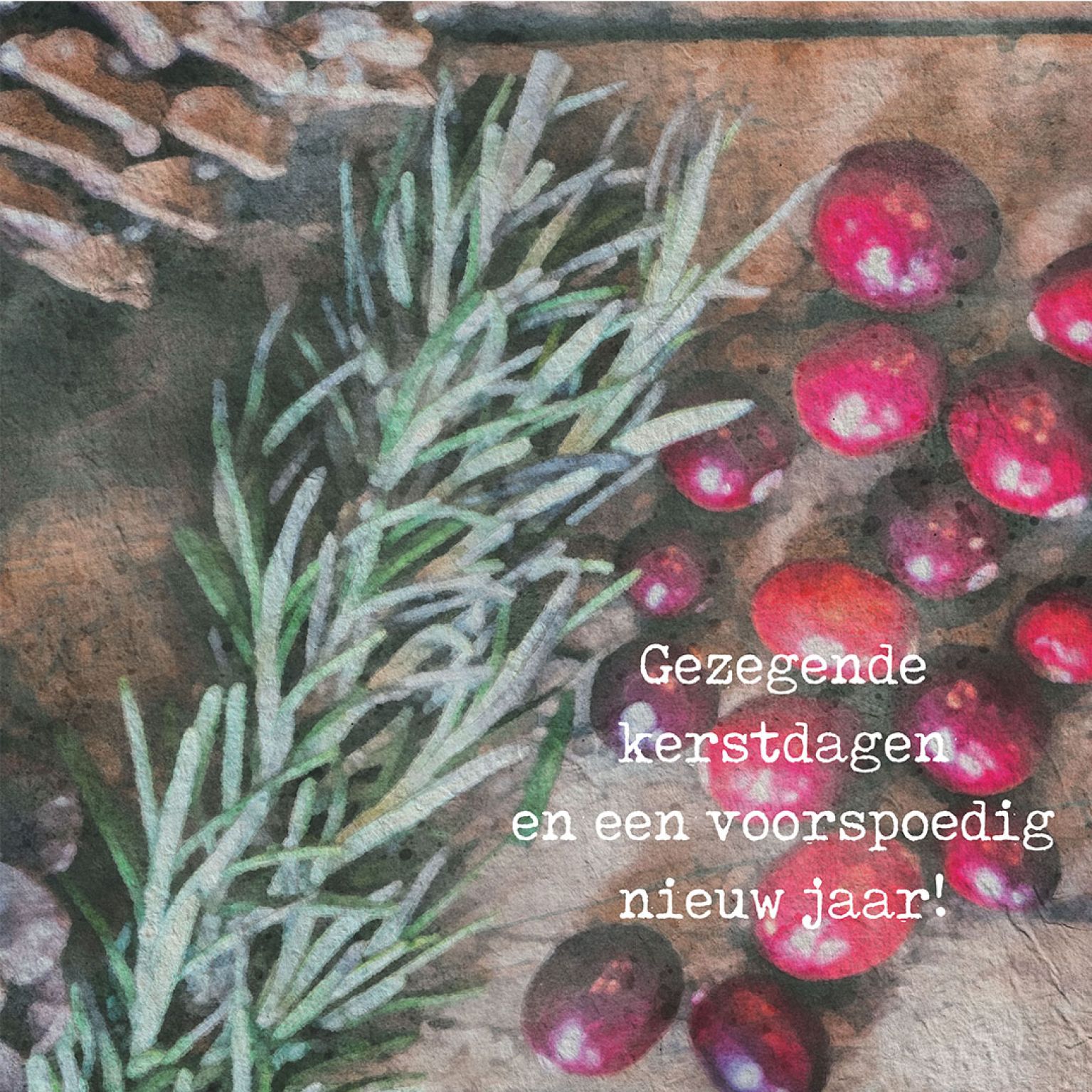 MA41203 - Minikerstkaart 'Kastanjes'