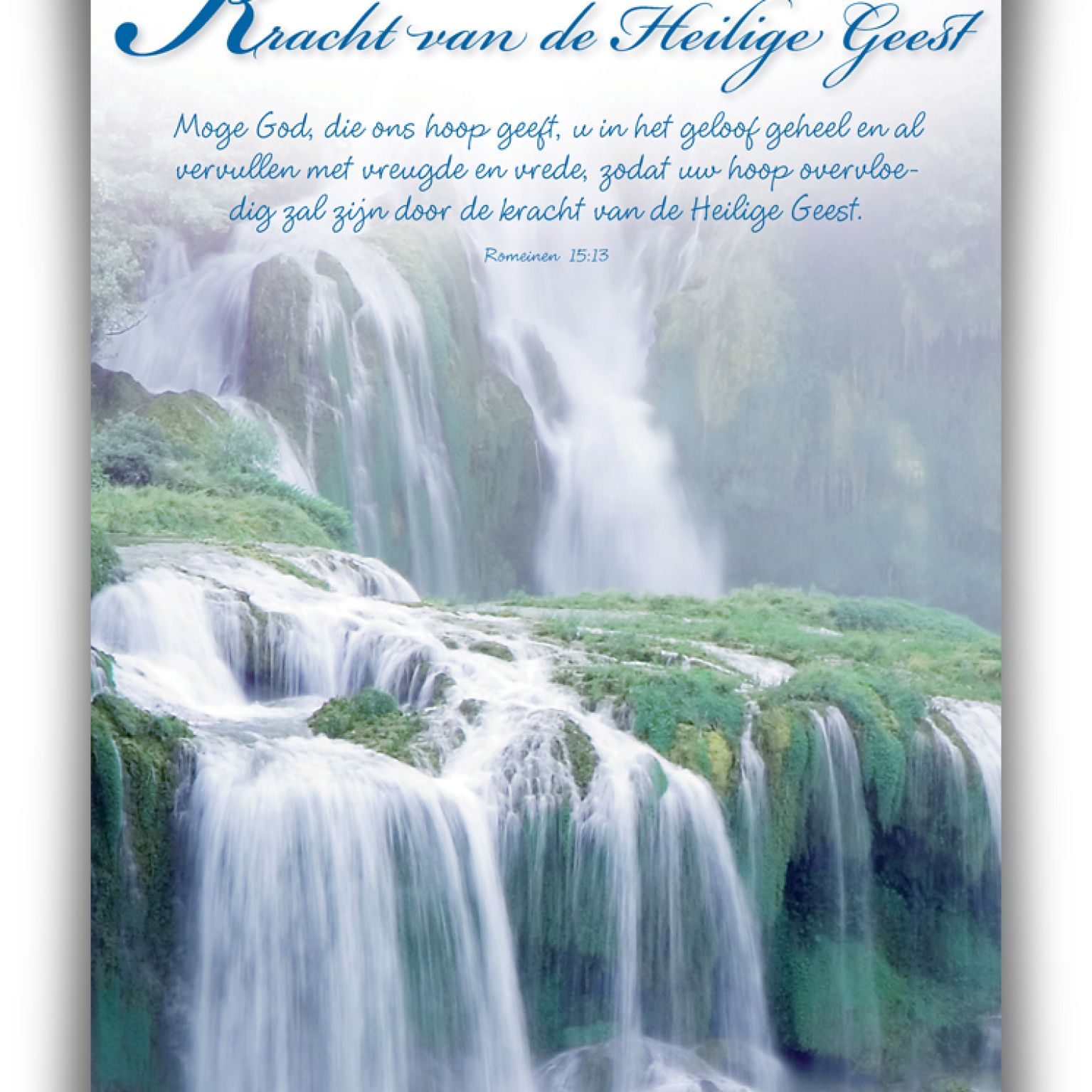 Poster A4 'Kracht van de Heilige Geest' - 46824 -  Wanddeco/posters bij MajesticAlly