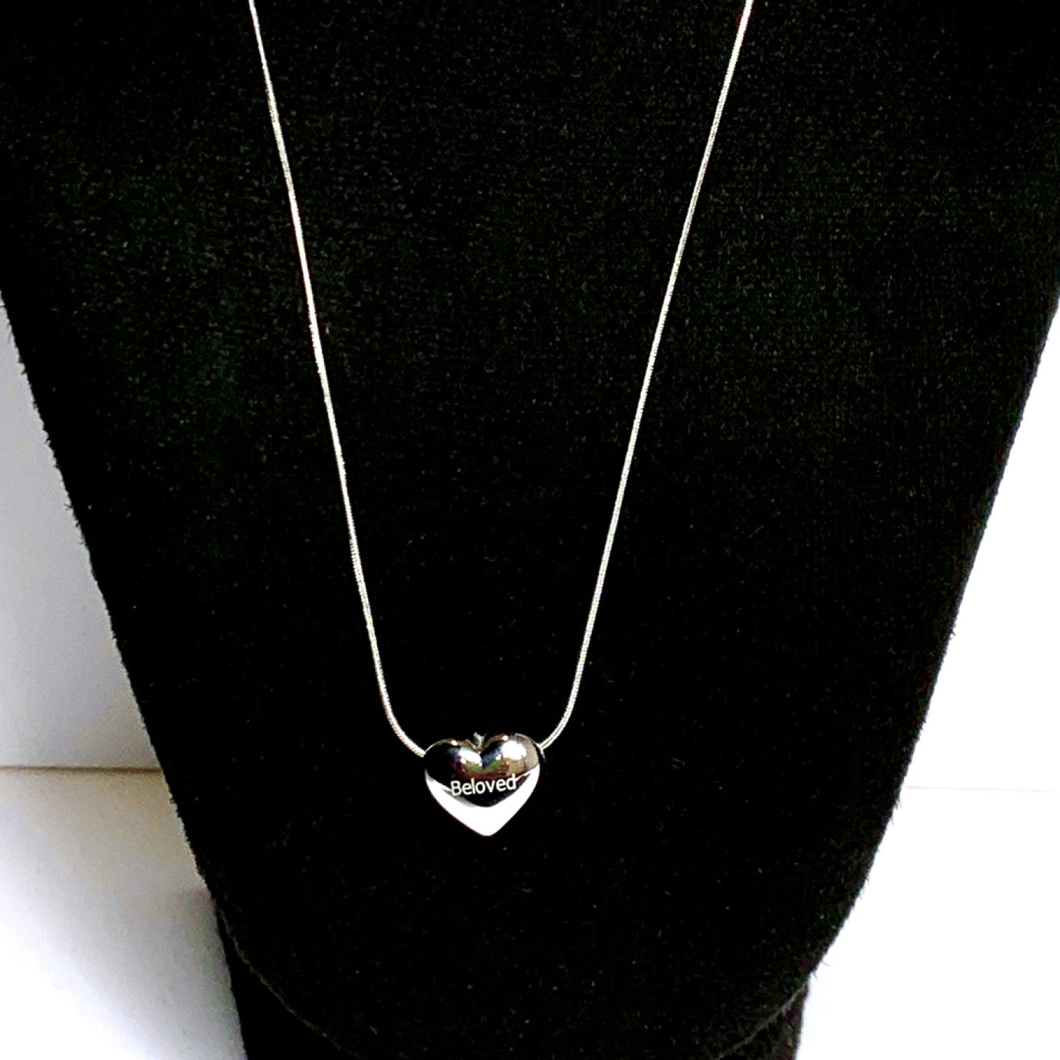 MA47010 - Ketting Hanger Beloved - Zilver