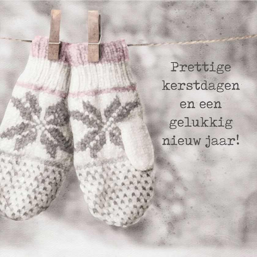 MA41205 - Minikerstkaart 'Wanten'