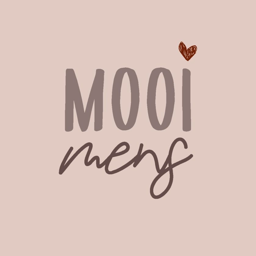 Wenskaart 'Mooi mens' - MA44009 -  LUV2022 bij MajesticAlly