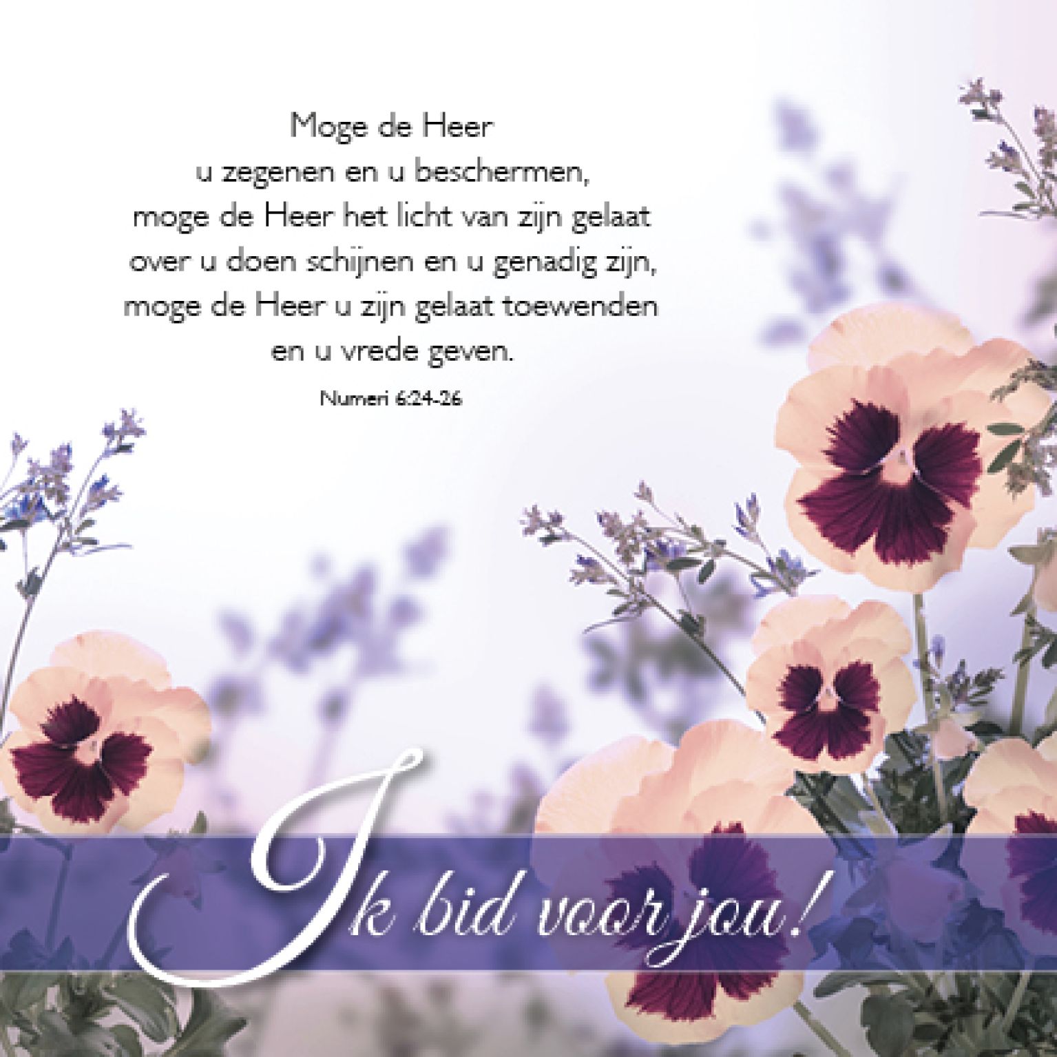 Kaart 'Ik bid voor je'