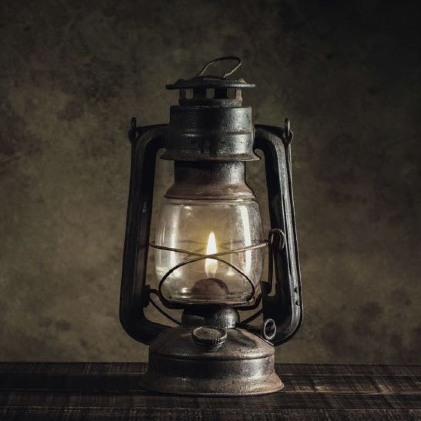 Kaart 'lamp' - MA40033 -  Landelijk bij MajesticAlly