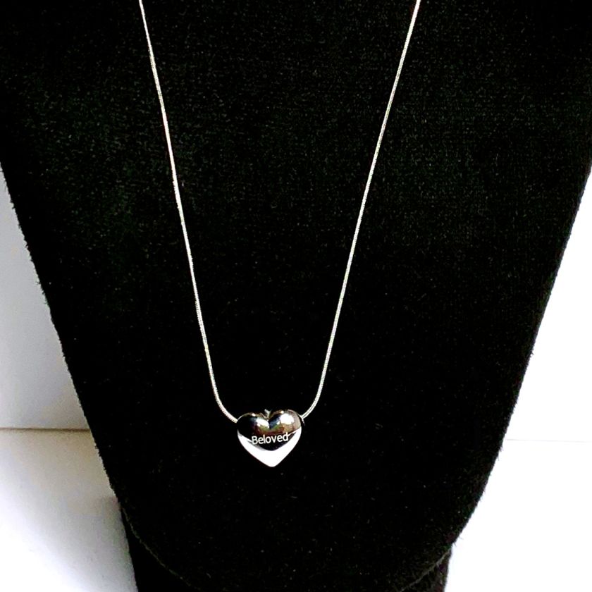 MA47010 - Ketting Hanger Beloved - Zilver