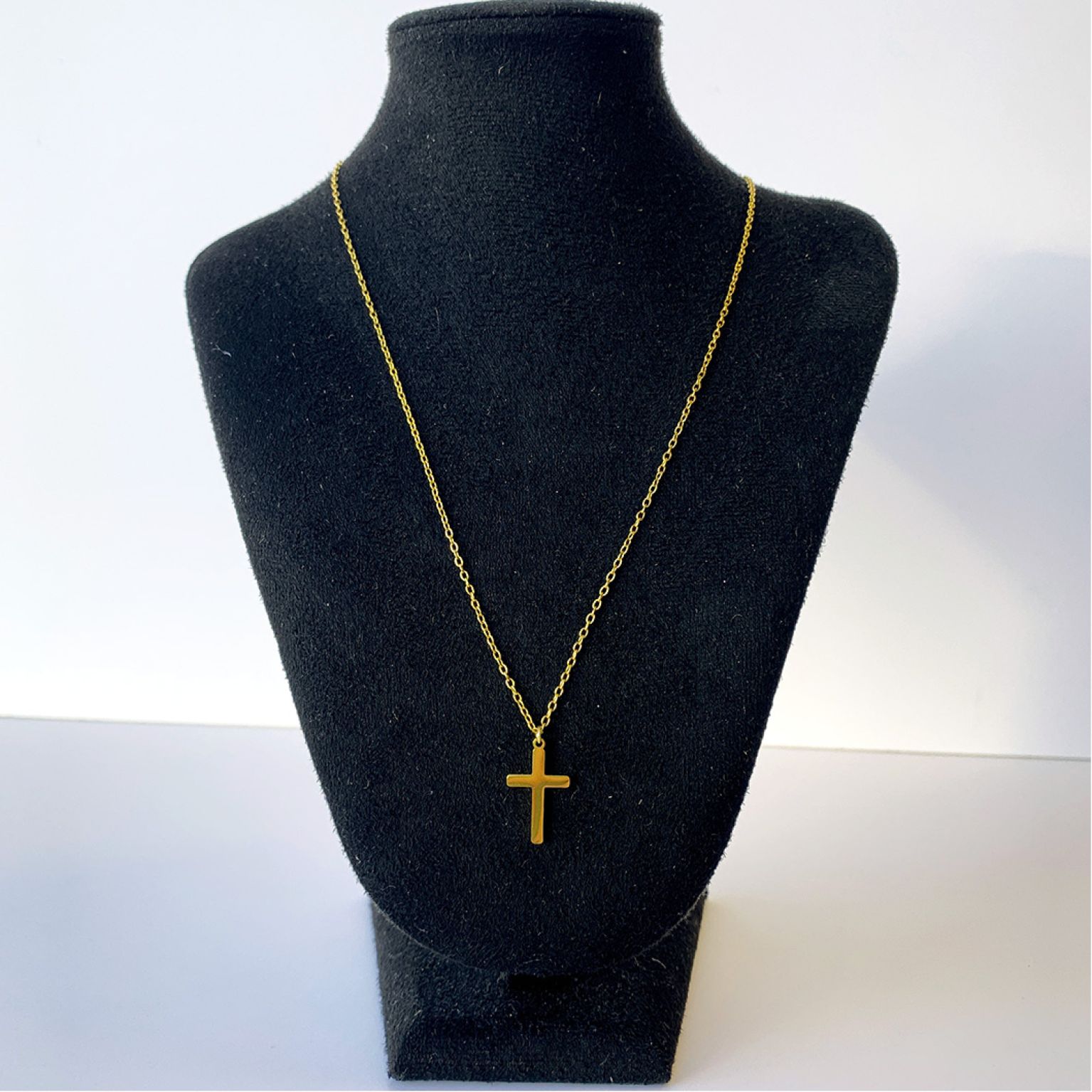 MA47018 Ketting kruisje small - goud