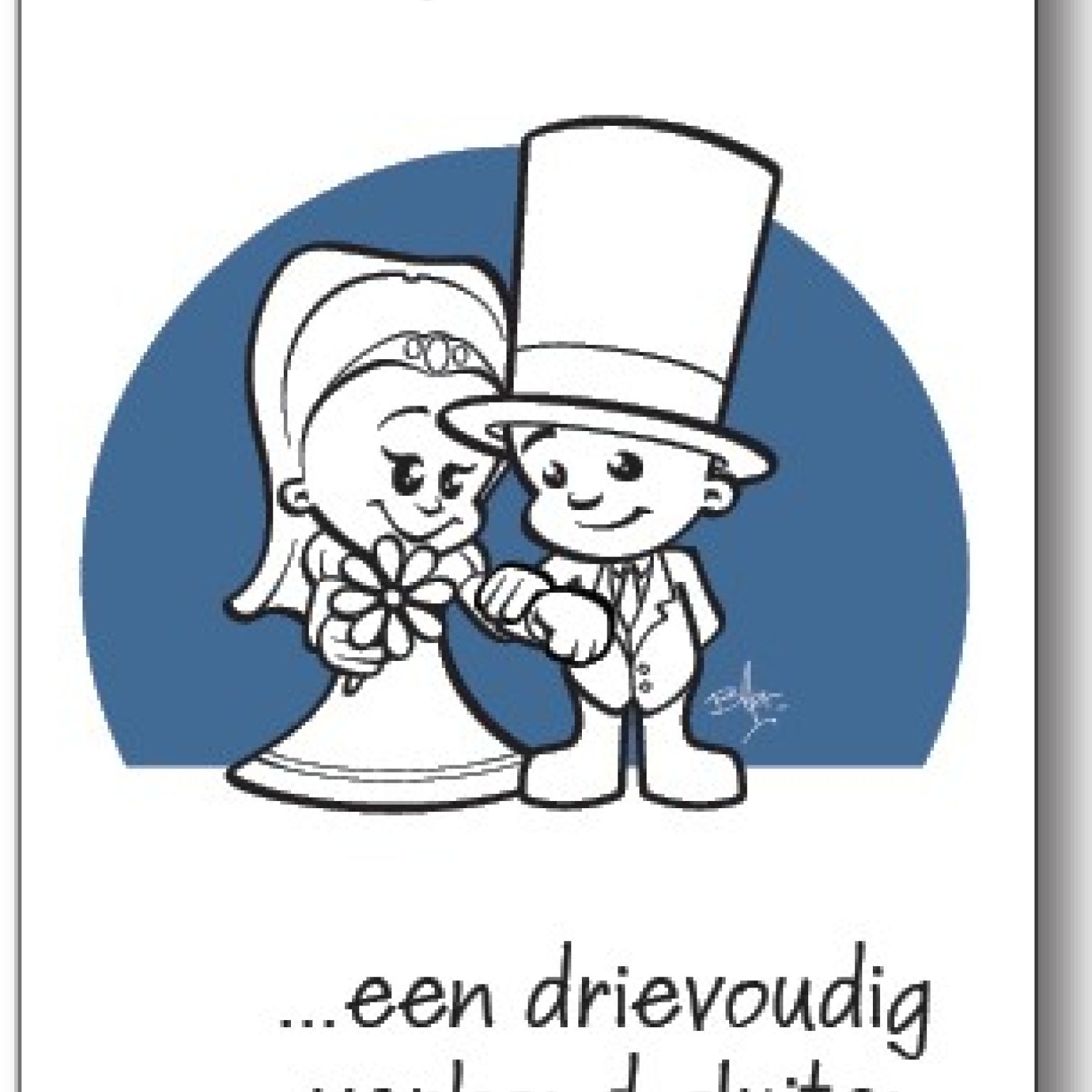 10x kaart 'Geloven is een drievoudig verbond' - 44526 -  Geloven is bij MajesticAlly