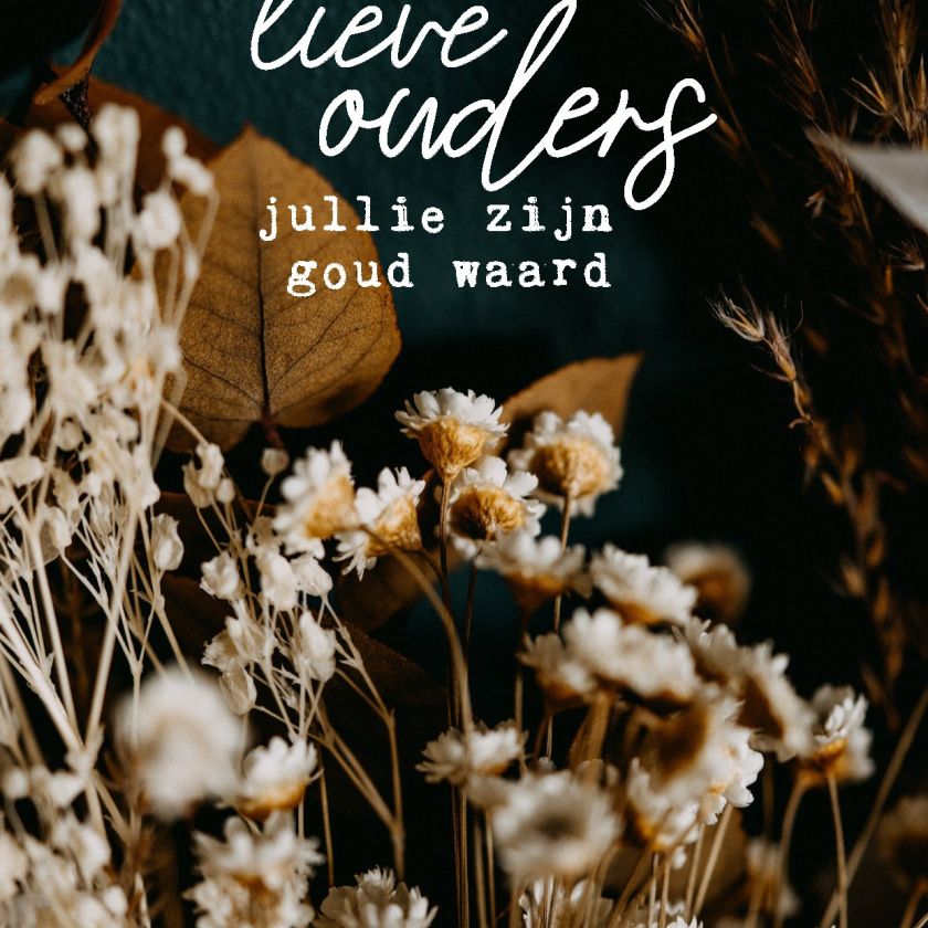 Wenskaart 'Lieve ouders' - MA44035 -  LUV2022 bij MajesticAlly