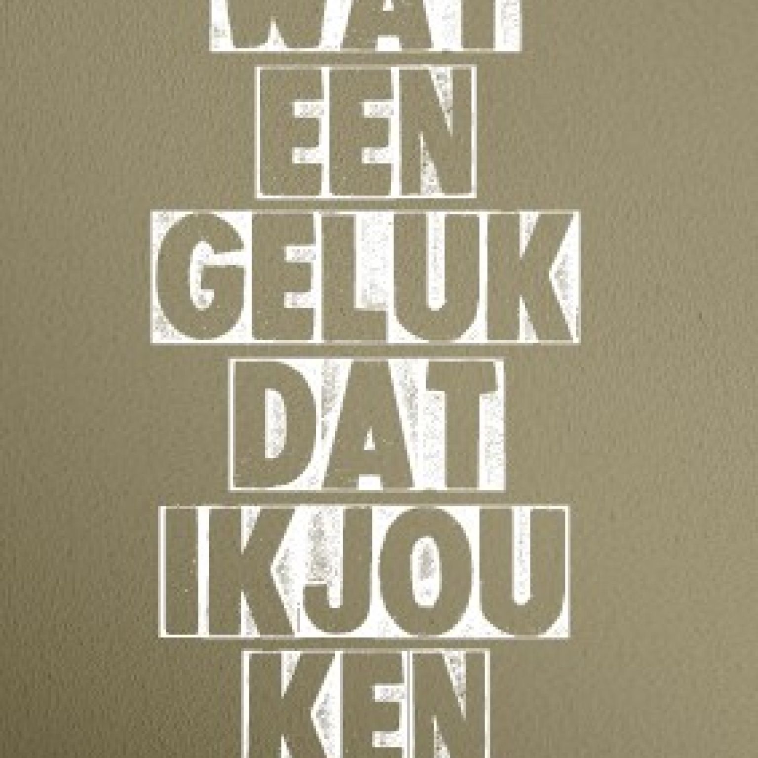 Minikaart 'Wat een geluk' - 552606MK -  Minikaartjes