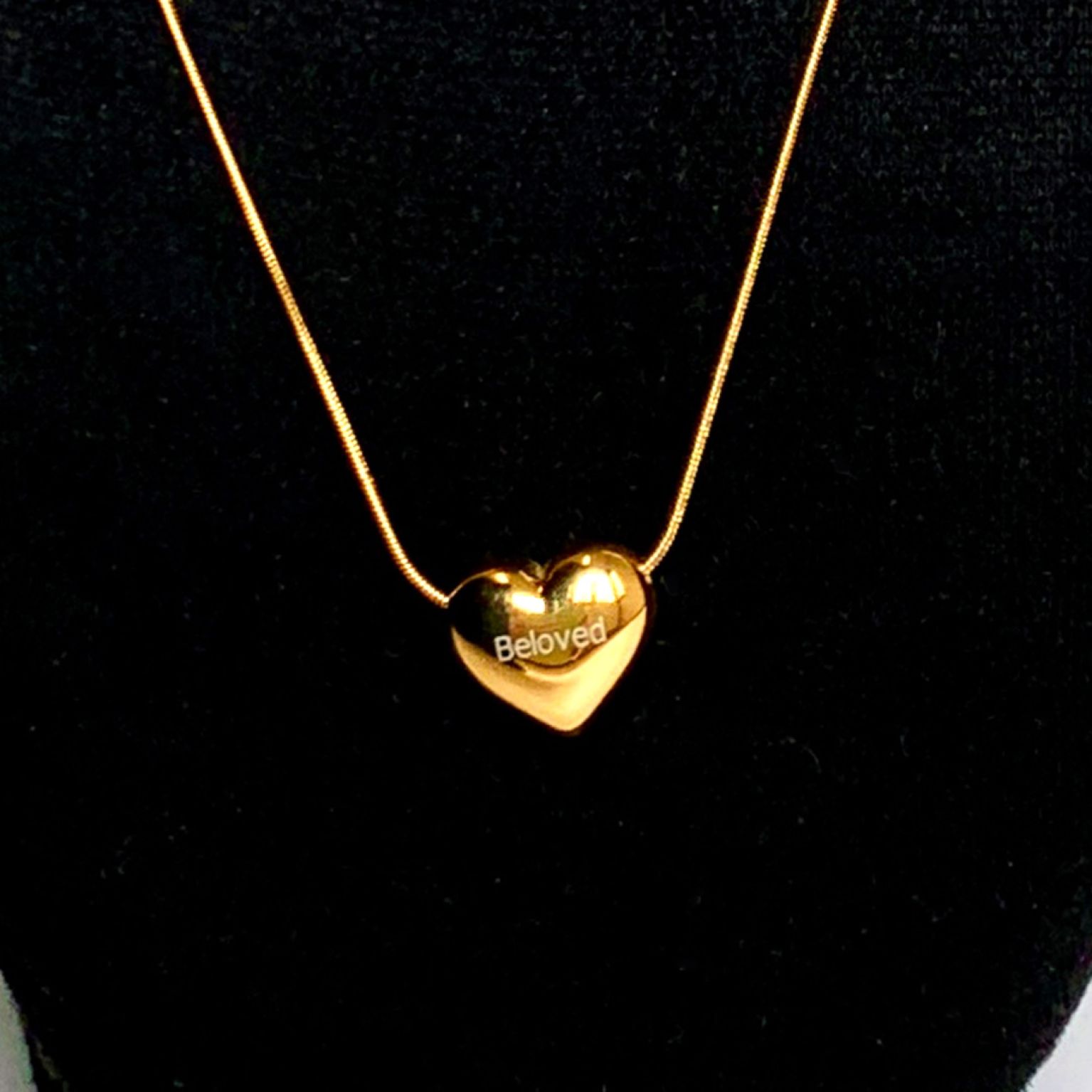 MA47009 - Ketting Hanger Beloved - Goud