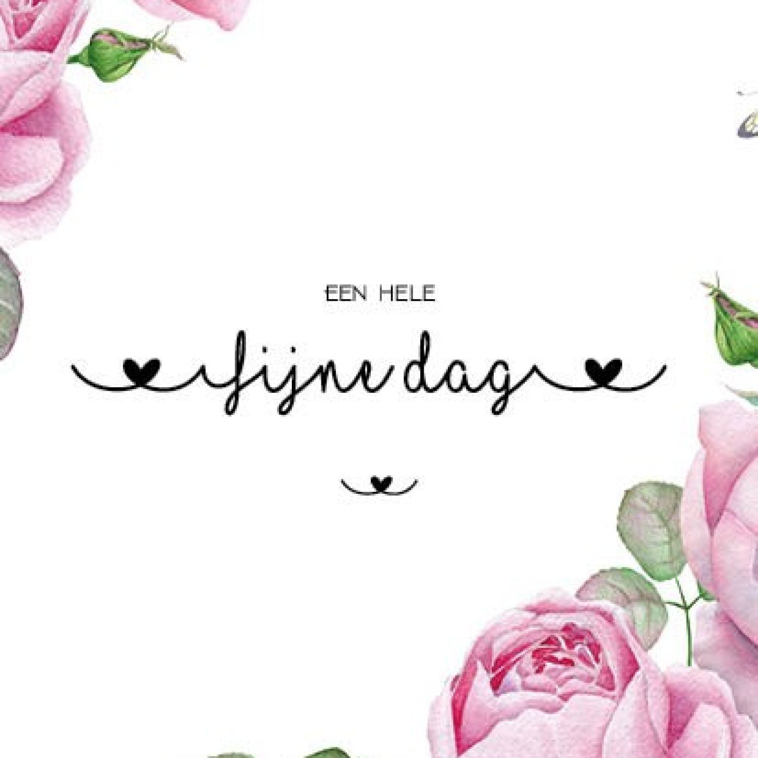 Kaart 'Een hele fijne dag' - MA31014 -  Bloom bij MajesticAlly