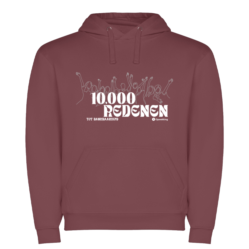 Hoodie 10.000 redenen Berry 4ff6a12d