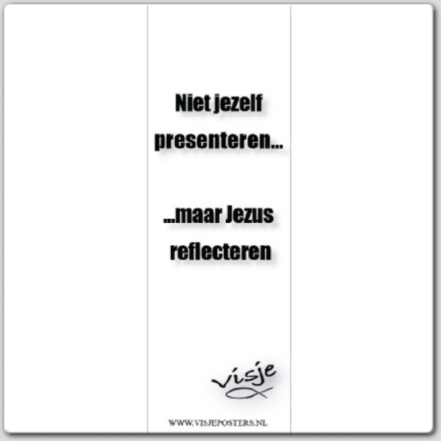 Boekenlegger visje niet jezelf presenter - 44853 -  Visje bij MajesticAlly