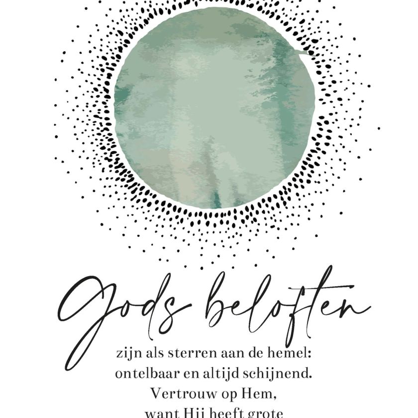 MA55020 - Wenskaart 'Gods beloften'