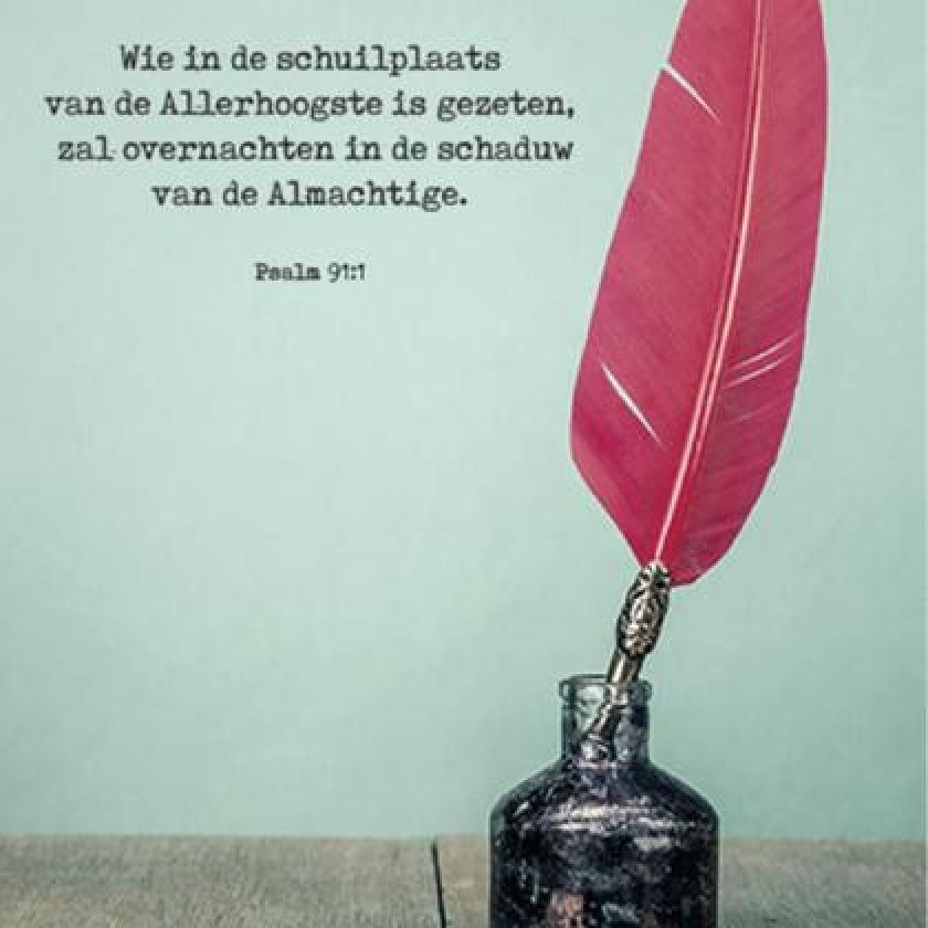 Kaartcadeau In de schuilplaats van de Allerhoogste - MA37013 -  Kaarten bij MajesticAlly