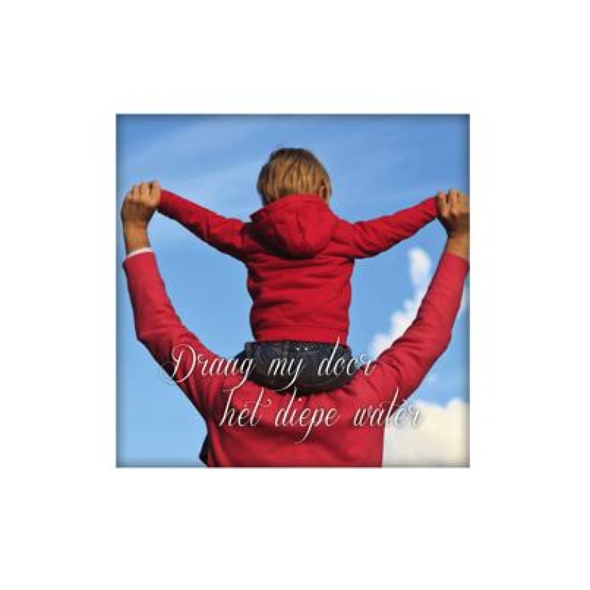 Wenskaart 'Draag mij door het diepe water' - MA14034 -  Living Melodies bij MajesticAlly