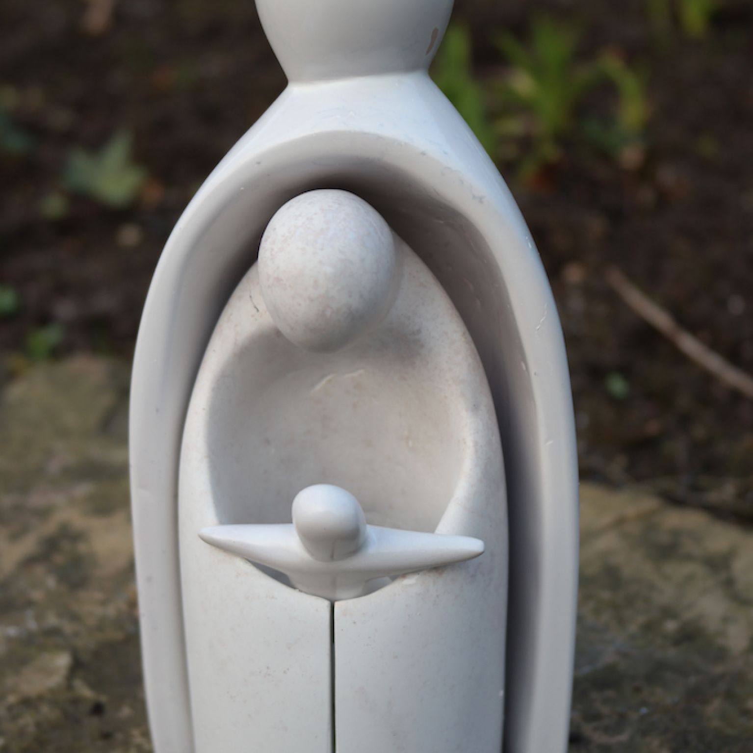 Beeld geborgenheid familie met 1 kind ze - 5500357227 -  Fairtrade bij MajesticAlly