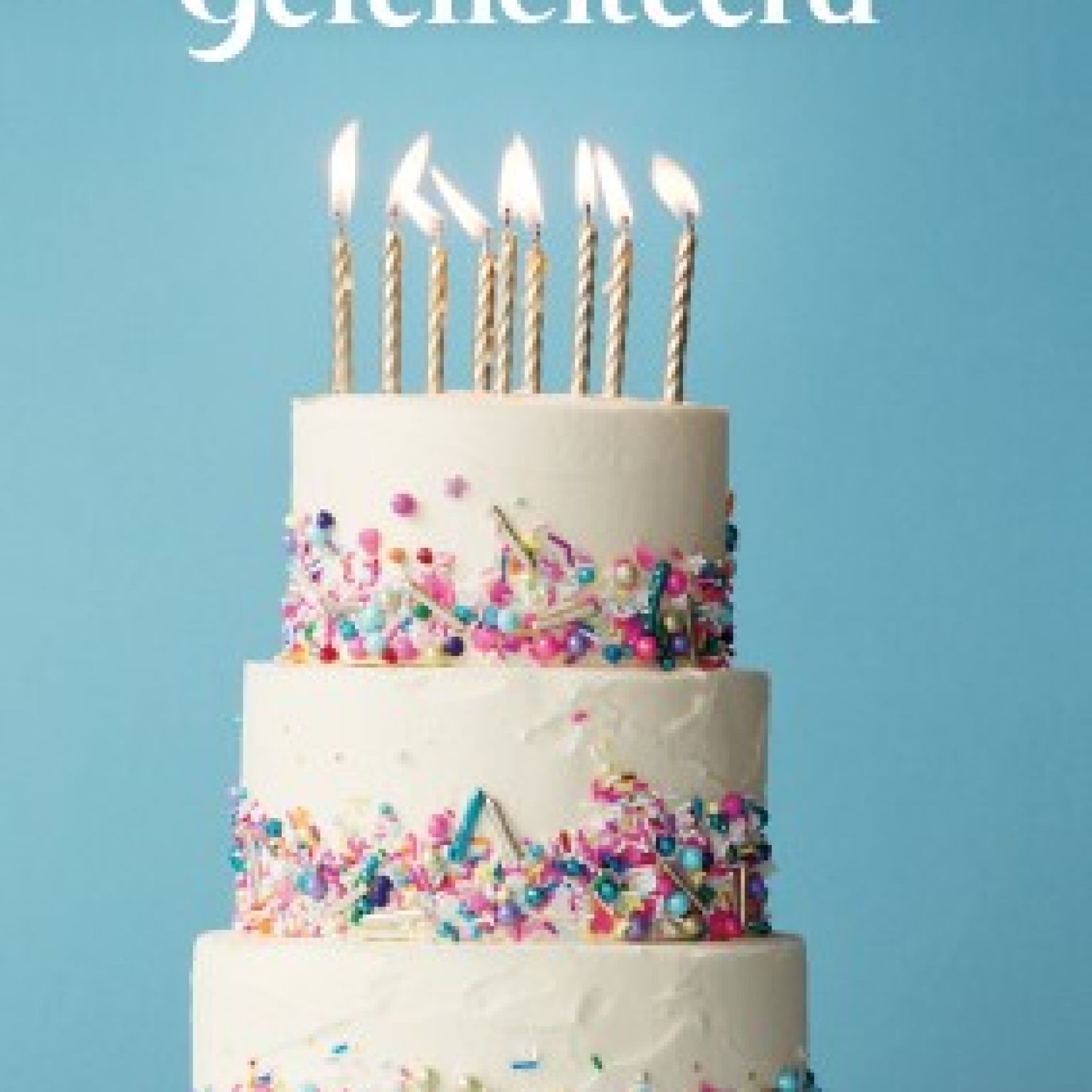 Minikaart 'Gefeliciteerd taart' - 552593MK -  Minikaartjes bij MajesticAlly