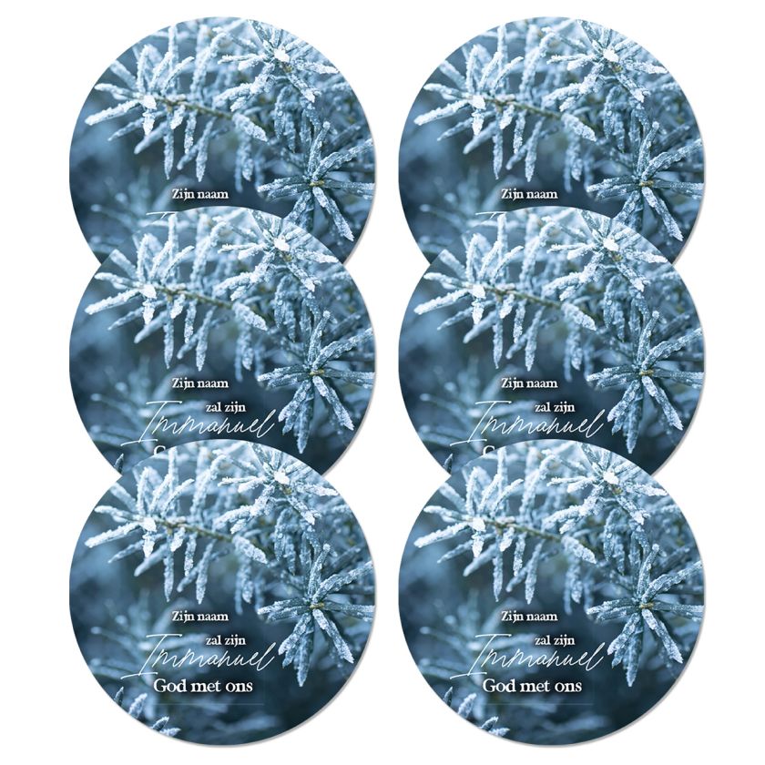 kerst onderzetter immanuel