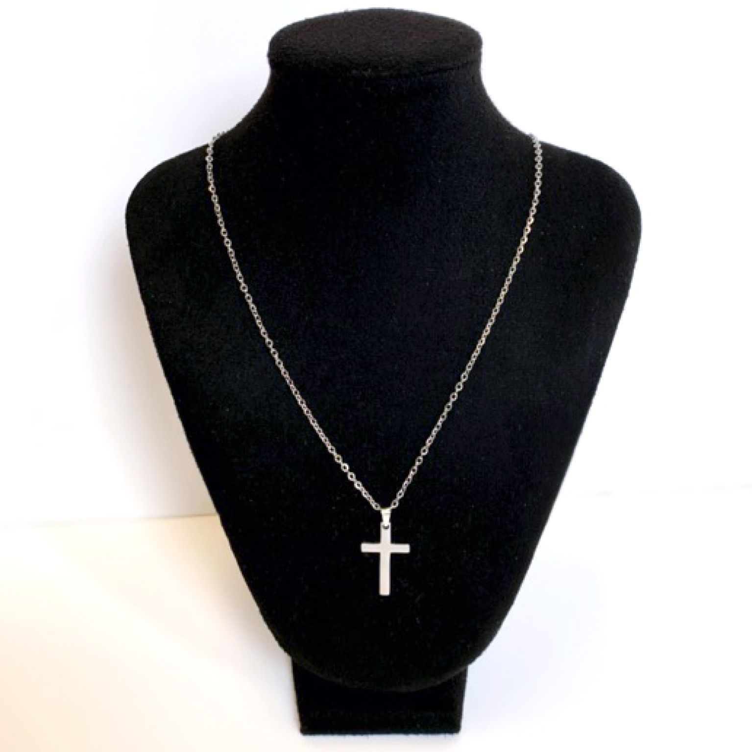 MA47014 - Ketting Kruisje 2,5 cm - Zilver