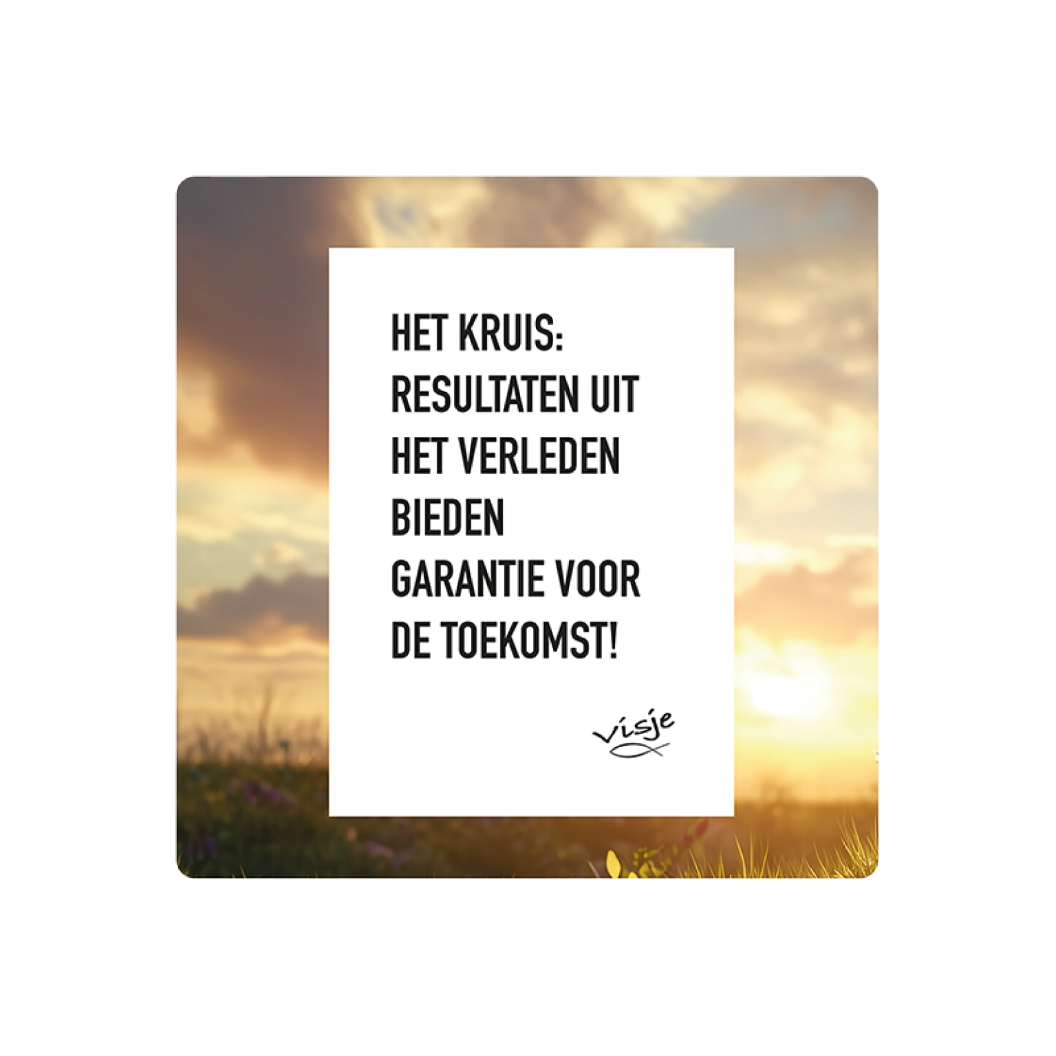 V16015 Visje Cadeaubordjes 15x15 Het kruis 672db717