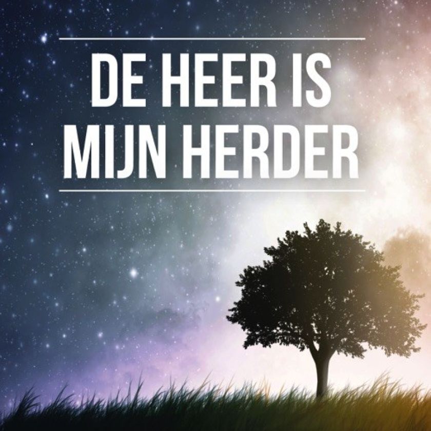 Poster 50x70 De Heer is mijn Herder - MA48412 -  Posters XL  bij MajesticAlly